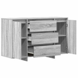 Berkfield Sideboard Grey Sonoma 120X41X75 Cm Engineered Wood - thumbnail 5