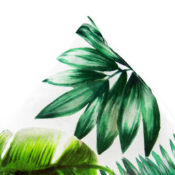 Gardenwize Pair Of Outdoor Garden Sofa Chair Furniture Scatter Cushions- Botanical Green Palm Print - thumbnail 4