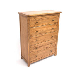 Cabinet Bits Trivento 5 Drawer Chest Of Drawers Brass Knob - thumbnail 3