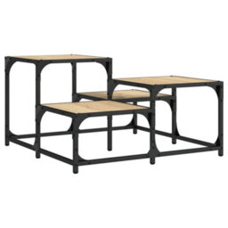 Berkfield Coffee Table Sonoma Oak 68X68X40 Cm Engineered Wood - thumbnail 6