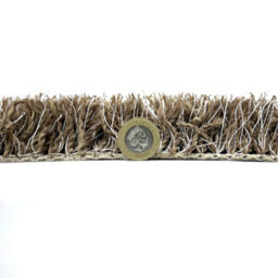 Carpet Shop Online Hades Hazelnut Brown Luxury Shaggy Carpet 5M X 4M - thumbnail 3