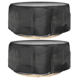 Walplus Outdoor Garden Furniture Covers 2 Pcs 10 Eyelets 260X90 Cm Round - thumbnail 1