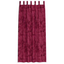 Berkfield Curtain With Curtains 2 Pcs Wine Red 245 X 140 Cm Velvet - thumbnail 3
