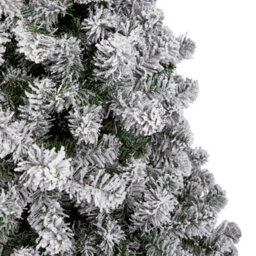 Flocked Woodcote Spruce Artificial Christmas Tree With Artificial Snow-1.8M Tall - thumbnail 2