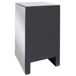 Beliani Silver Mirrored Bedside Table, 3 Drawers, 60 X 30 X 30 Cm - thumbnail 6
