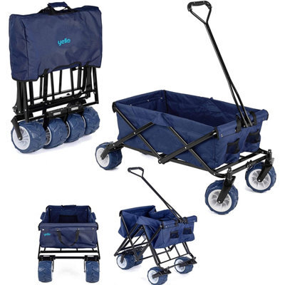 Yello Folding Camping Trolley - Blue