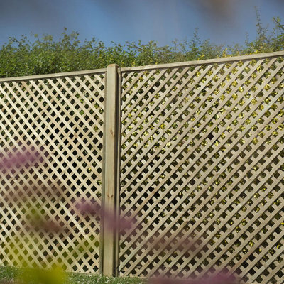 Forest Garden Rosemore Lattice - 180 X 180Cm - Pack Of 5 - image 1