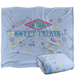 Harry Potter Honeydukes Sweet Treats Blanket Multicoloured (One Size) - thumbnail 1