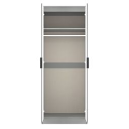 Anzio Ready Assembled Modern Matt Dusk Grey Tall Double Wardrobe (H)1956mm (W)766mm (D)530mm - thumbnail 6