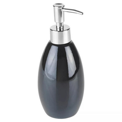 Urbn-Living Black - Ridder Shiny Ceramic Bathroom - Soap Dispenser - image 1