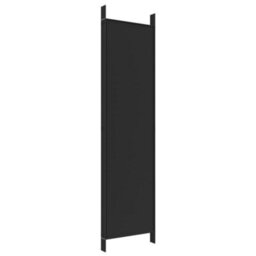 Vidaxl 5-Panel Room Divider Black 250X200 Cm Fabric Room Dividers - thumbnail 6