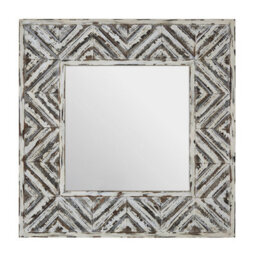 Orsina Lombok Natural Wood Frame Wall Mirror