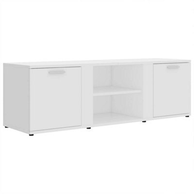 Berkfield Classic Tv Cabinet White 120X34X37 Cm Engineered Wood - image 1