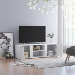 Berkfield Classic Tv Cabinet White 120X34X37 Cm Engineered Wood - thumbnail 2