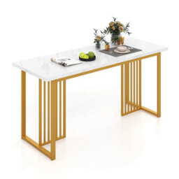 Dining Table  160Cm Rectangular Kitchen Table Contemporary - thumbnail 1