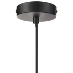 Wyld and Coco Lumina Hanging Pendant Lamp Black Nylon Shade Modern Minimalist Dining And Living Light - thumbnail 7