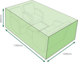 Netagon Garden Outdoor Water Resistant Large Garden Set Cover - Will Cover 4 Pieces - thumbnail 2