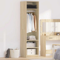 Vidaxl Wardrobe Sonoma Oak 50X50X200 Cm Engineered Wood - thumbnail 1