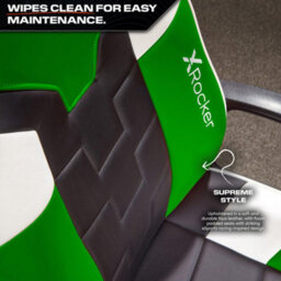 X Rocker Saturn Ergonomic Pc Office Gaming Chair - Green - thumbnail 6