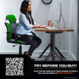 X Rocker Saturn Ergonomic Pc Office Gaming Chair - Green - thumbnail 9