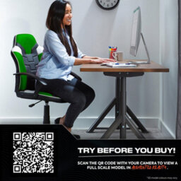 X Rocker Saturn Ergonomic Pc Office Gaming Chair - Green - thumbnail 8