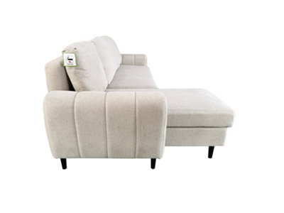 DS Living Sienna 3 Seater Right Hand Facing Storage Sofa Bed In Grey, Silver Or Beige - image 1