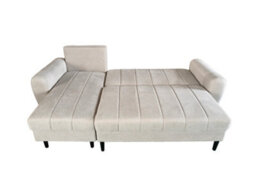 DS Living Sienna 3 Seater Right Hand Facing Storage Sofa Bed In Grey, Silver Or Beige - thumbnail 3