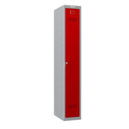 Phoenix Safe Company Phoenix Pl 300D Series Pl1133Grk 1 Column 1 Door Personal Locker In Red With Key Lock - thumbnail 1