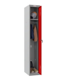 Phoenix Safe Company Phoenix Pl 300D Series Pl1133Grk 1 Column 1 Door Personal Locker In Red With Key Lock - thumbnail 2