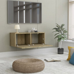 Berkfield Tv Cabinet Sonoma Oak 80X30X30 Cm Engineered Wood - thumbnail 3