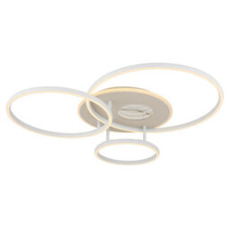 Luminosa Lighting Luminosa Invertina Semi Flush Ceiling Light Matt Sand Led 2700/6500K - thumbnail 8