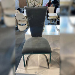 Home Luxe Interiors Set Of 2 Vienna Grey & Silver Dining Chairs - thumbnail 4