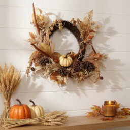 Garden Greatness Harvest Autumn Decorative Wreath - thumbnail 2