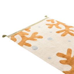 Beliani Kids Rug Jajpur  Light Beige 140 X 200 Cm Cotton - thumbnail 4