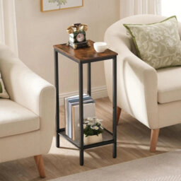 Narrow Side Table Telephone Bedside Coffee Nightstand Stand - thumbnail 5