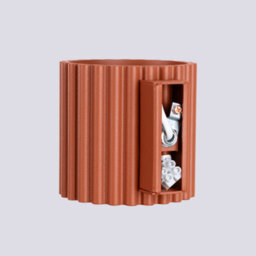 Luminosa Lighting Luminosa Aura Up & Down Wall Lamp Red Ochre 1X G9 - thumbnail 8