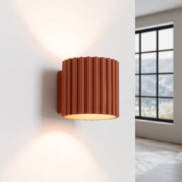 Luminosa Lighting Luminosa Aura Up & Down Wall Lamp Red Ochre 1X G9 - thumbnail 3