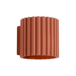 Luminosa Lighting Luminosa Aura Up & Down Wall Lamp Red Ochre 1X G9 - thumbnail 1