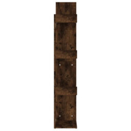 Vidaxl Book Cabinet 48X25.5X140 Cm Smoked Oak Engineered Wood - thumbnail 4