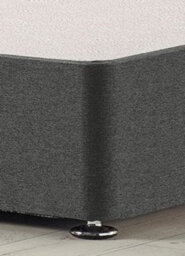 Somnior Beds Somnior Flexby Tweed Charcoal Divan Bed Base With 2 Drawers And Headboard - King - thumbnail 3