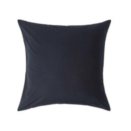 Homescapes Black Continental Egyptian Cotton Pillowcase 200 Tc, 60 X 60 Cm