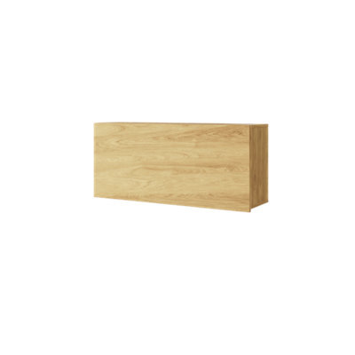 Arte Teen Flex 12 Wall Shelf In Oak Hickory - 1020mm X 450mm X 270mm - Sleek Storage Solution - image 1