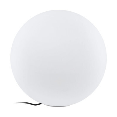 Ip65 Waterproof Outdoor Garden Ball Light With 40W E27 Bulb - 500mm White Globe - image 1