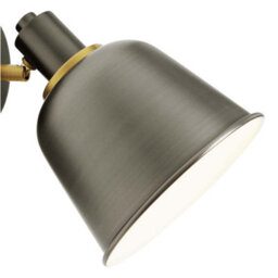 Pagazzi Lighting Pagazzi Erik Industrial Gunmetal Wall Light - thumbnail 2