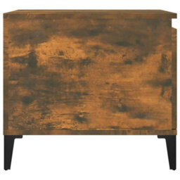 Berkfield Durable Coffee Table Smoked Oak 100X50X45 Cm Engineered Wood - thumbnail 7