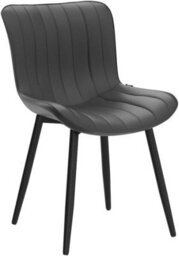 Xample Dining Chairs Set Of 2 Faux Leather Modern Padded Seat With Metal Legs, Comfortable And Durable Kitchen, Office, Or Cafe Seating - thumbnail 3