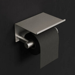Cosmic Paper Holder With Cover Matt Stainless Steel Architect Sp - thumbnail 3
