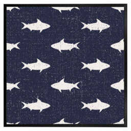 "Andrew Lee Fish (Picutre Frame) / 12X12"" / Black" - thumbnail 3