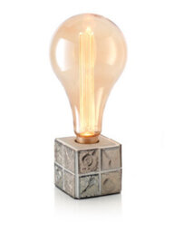 Auraglow Mysa Fossil Sea Shell Effect Stone Table Desk Lamp - Pacifico - With Ag550 - thumbnail 2