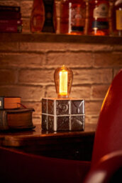 Auraglow Mysa Fossil Sea Shell Effect Stone Table Desk Lamp - Pacifico - With Ag550 - thumbnail 7